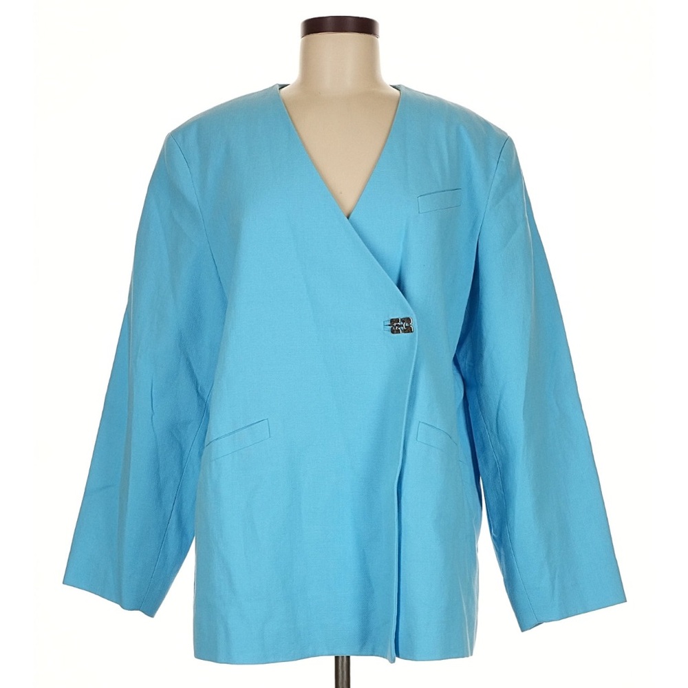 Ganni Light Blue Blazer
